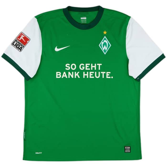 2009-10 Werder Bremen Home Shirt Marin #10 - 4/10 - (L)