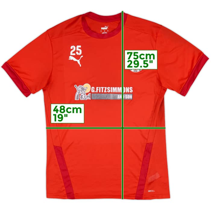 2010s Bonnyrigg Rose Puma Player Issue Training Shirt #25 - 8/10 - (L)