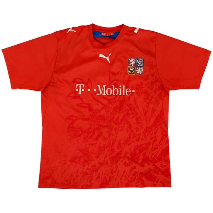 2006-08 Czech Republic Basic Home Shirt - 6/10 - (XL)