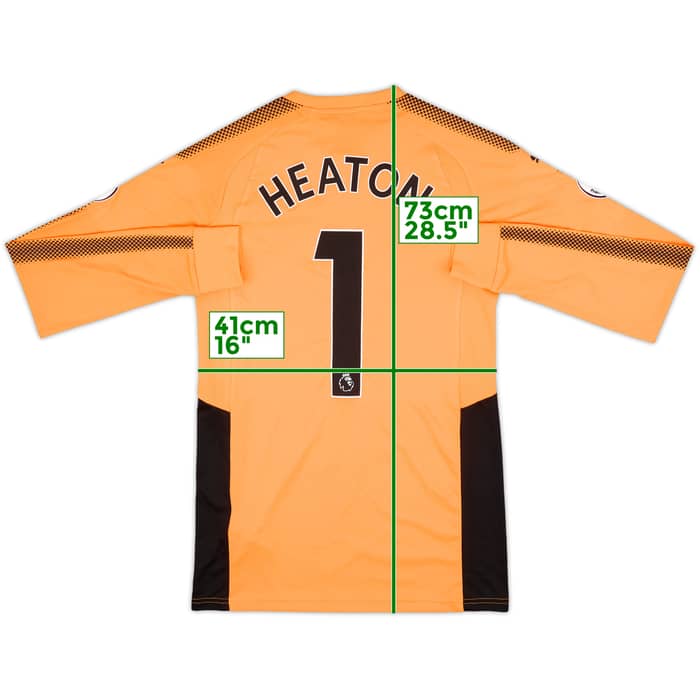 2017-18 Burnley GK Shirt Heaton #1 - 9/10 - (S)
