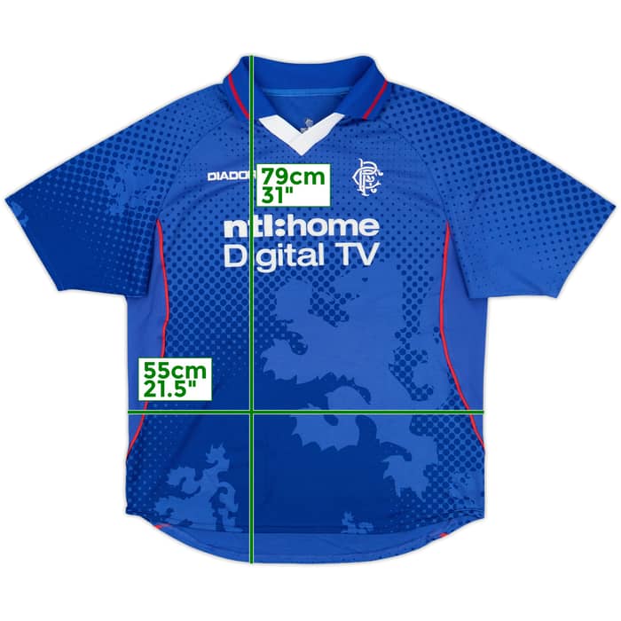 2002-03 Rangers Home Shirt - 9/10 - (L)