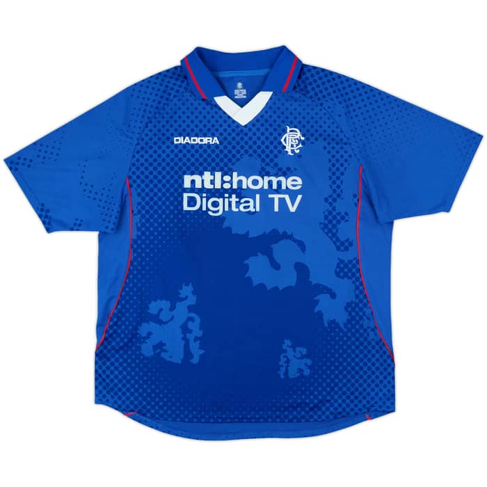2002-03 Rangers Home Shirt - 10/10 - (XL)