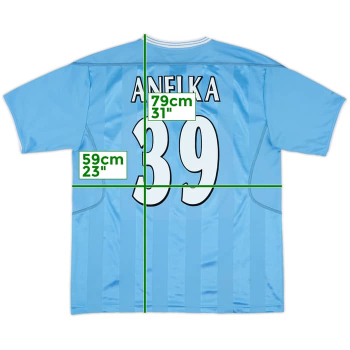 2003-04 Manchester City Home Shirt Anelka #39 - 8/10 - (XL)
