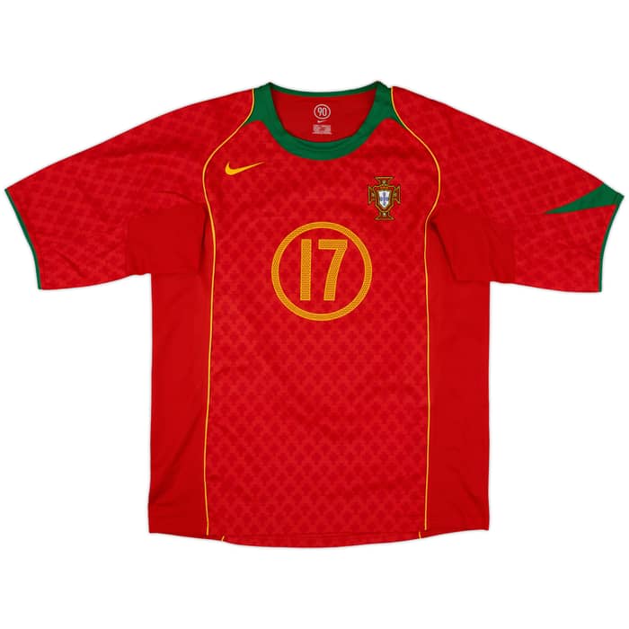 2004-06 Portugal Home Shirt C.Ronaldo #17 - 9/10 - (L)