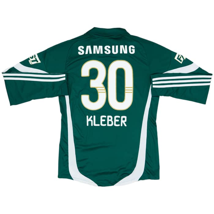 2009-10 Palmeiras Home L/S Shirt Kleber #30 - 8/10 - (M)