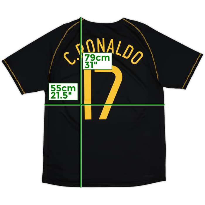 2006-07 Portugal Away Shirt C.Ronaldo #17 - 7/10 - (L)