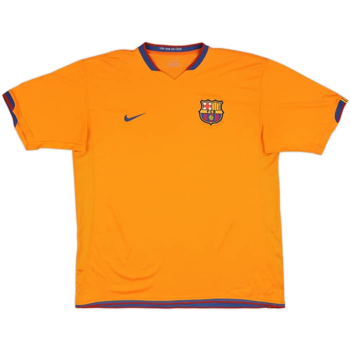 2006-08 Barcelona Away Shirt Ronaldinho #10 - 9/10 - (XL)