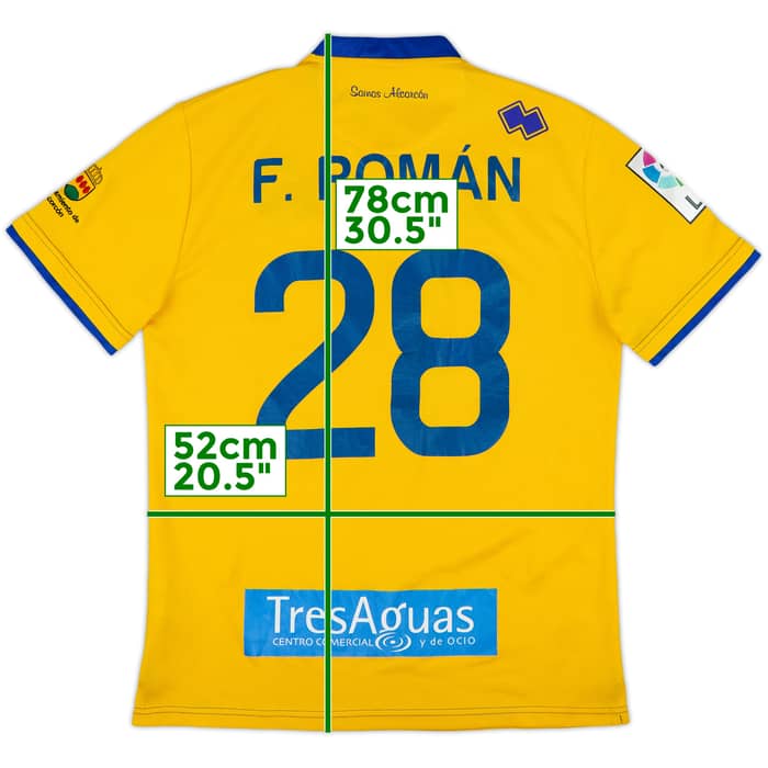 2015-16 AD Alcorcon Home Shirt F.Roman #28 - 9/10 - (XL)