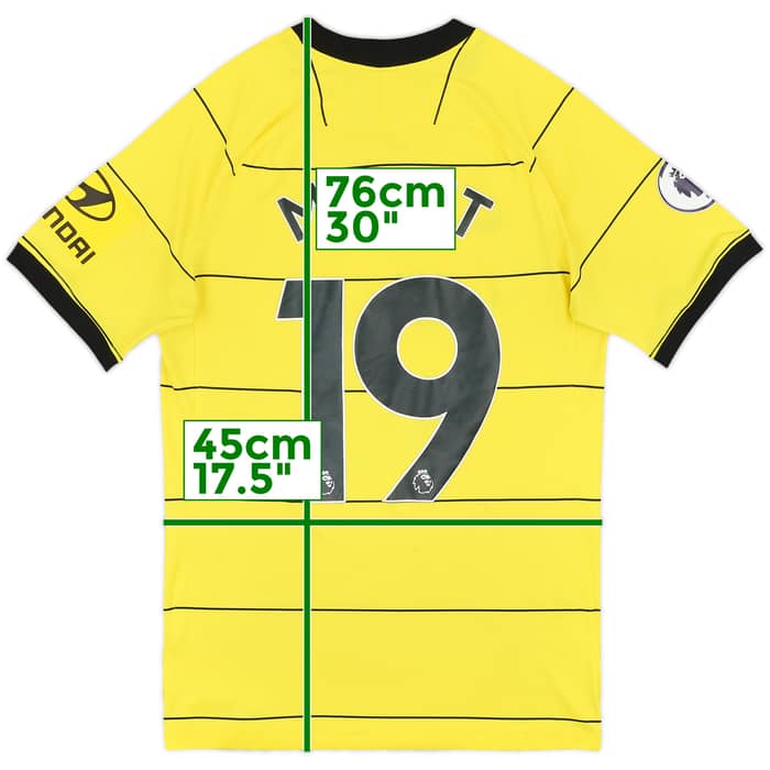 2021-22 Chelsea Third Shirt Mount #19 - 6/10 - (S)