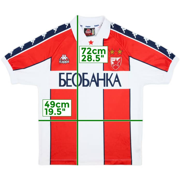 1997-98 Red Star Belgrade Home Shirt - 8/10 - (S)