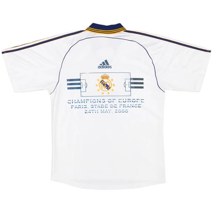 1998-00 Real Madrid Champions of Europe Home Shirt - 9/10 - (M)
