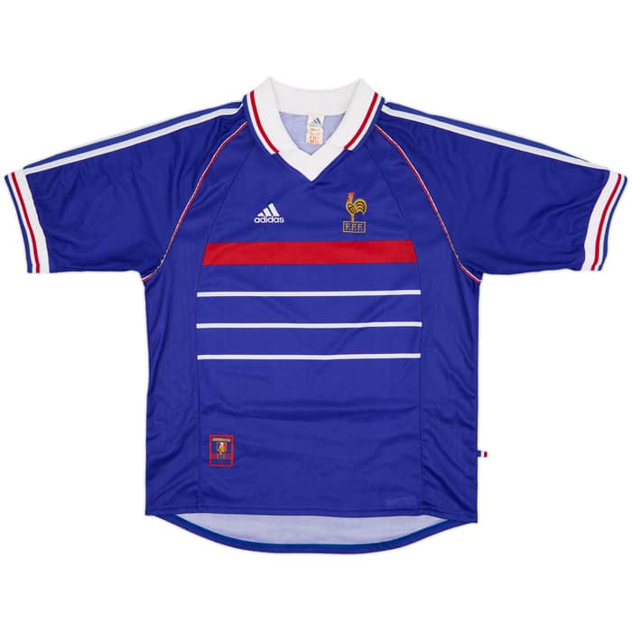 1998-00 France Home Shirt - 9/10 - (L)
