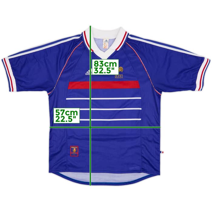 1998-00 France Home Shirt - 9/10 - (L)