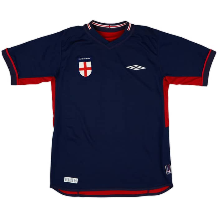 2002-04 England Away Shirt Heskey #11 - 10/10 - (S)