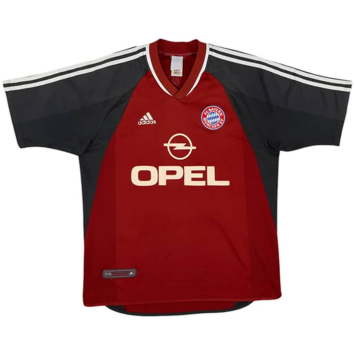 2001-02 Bayern Munich Home Shirt Elber #9 - 6/10 - (M)
