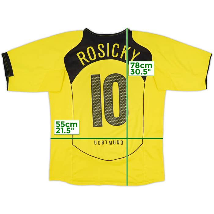 2004-05 Borussia Dortmund Home Shirt Rosicky #10 - 5/10 - (L)