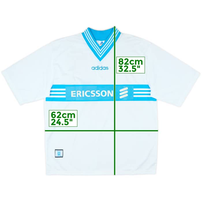 1997-98 Olympique Marseille Home Shirt - 8/10 - (XL)