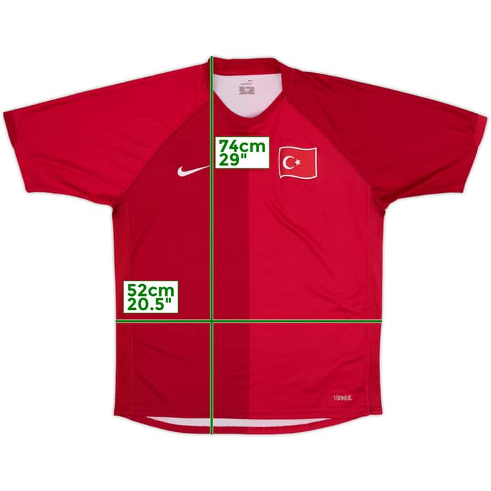 2006-08 Turkey Home Shirt - 7/10 - (M)