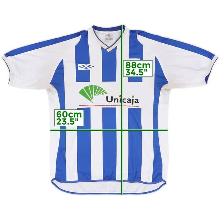 2001-02 Malaga Home Shirt - 6/10 - (XL)