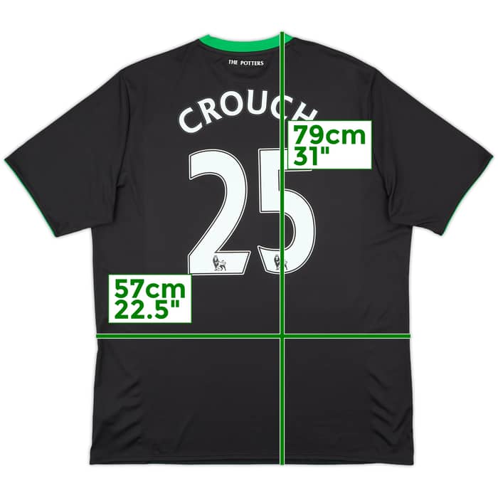 2015-16 Stoke City Away Shirt Crouch #25 - 9/10 - (XL)