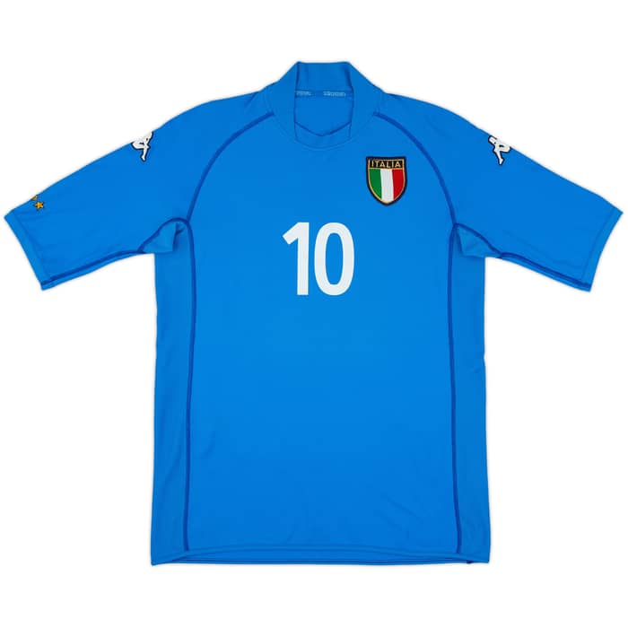 2002 Italy Home Shirt Totti #10 - 8/10 - (L)