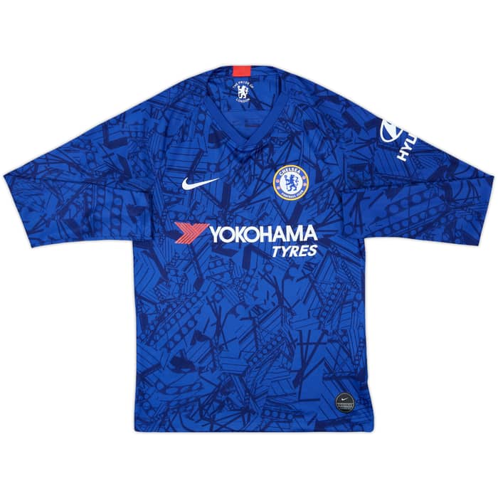 2019-20 Chelsea Home L/S Shirt Pulisic #22 - 8/10 - (S)
