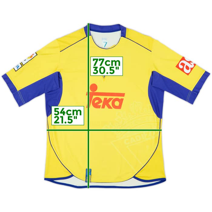 2007-08 Cadiz Home Shirt - 7/10 - (M)