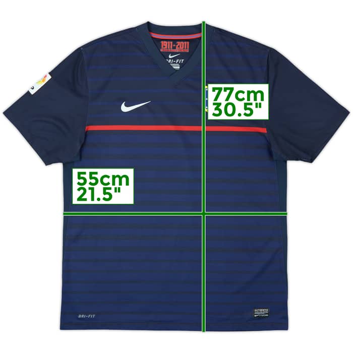 2011-12 Atletico Madrid Away Shirt - 9/10 - (L)
