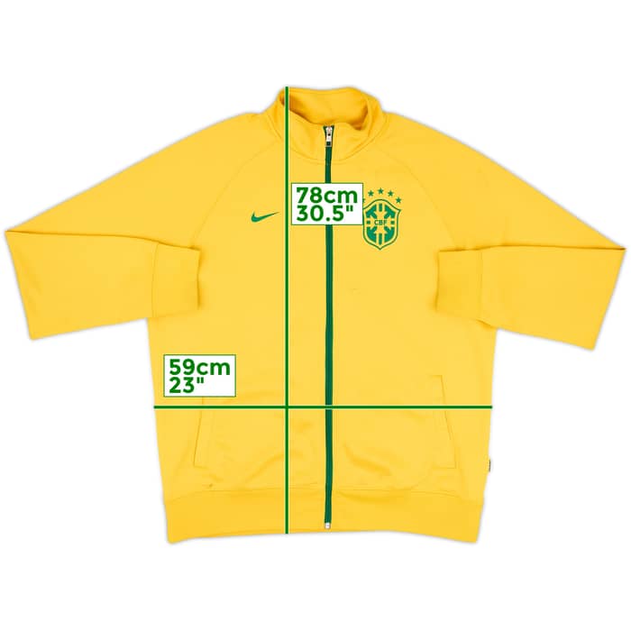2014-15 Brazil Nike Track Jacket - 6/10 - (L)