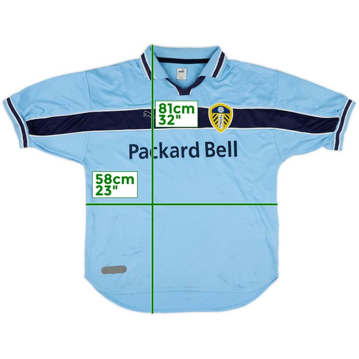 1999-00 Leeds United Away Shirt - 4/10 - (L)