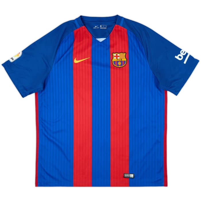 2016-17 Barcelona Home Shirt Neymar Jr #11 - 9/10 - (XL)