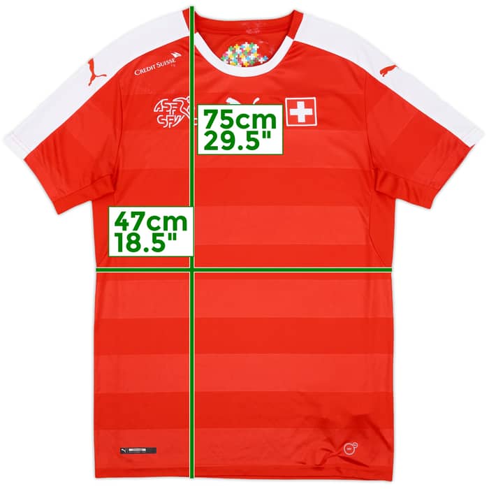 2016-17 Switzerland Home Shirt - 5/10 - (M)