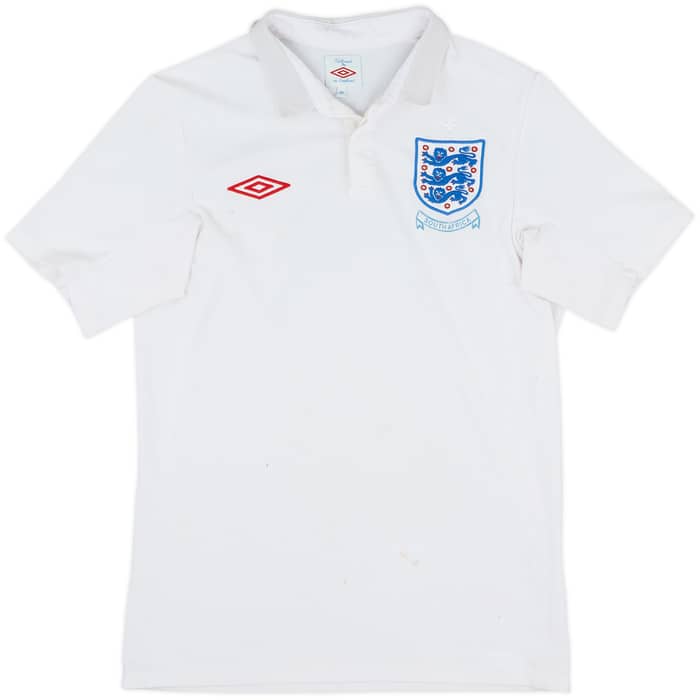 2009-10 England Home Shirt - 6/10 - (S)