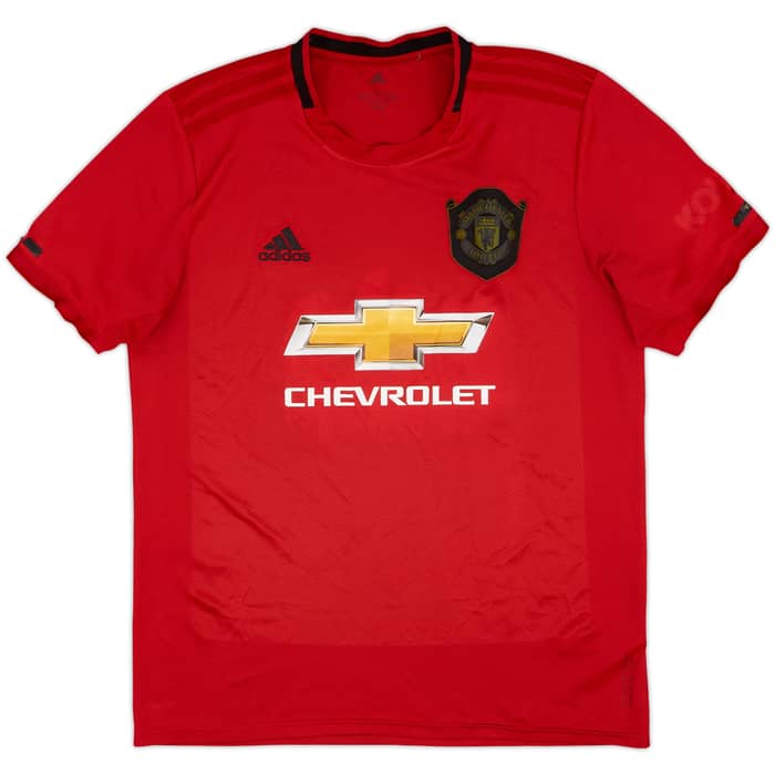2019-20 Manchester United Home Shirt - 4/10 - (L)