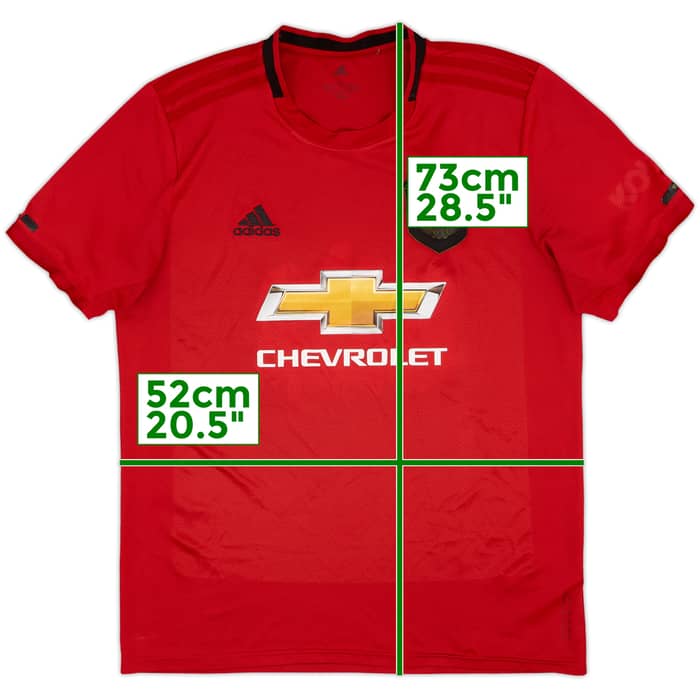 2019-20 Manchester United Home Shirt - 4/10 - (L)