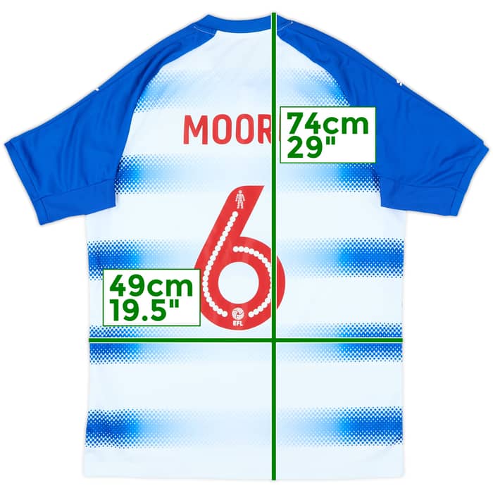 2017-18 Reading Home Shirt Moore #6 - 5/10 - (L)