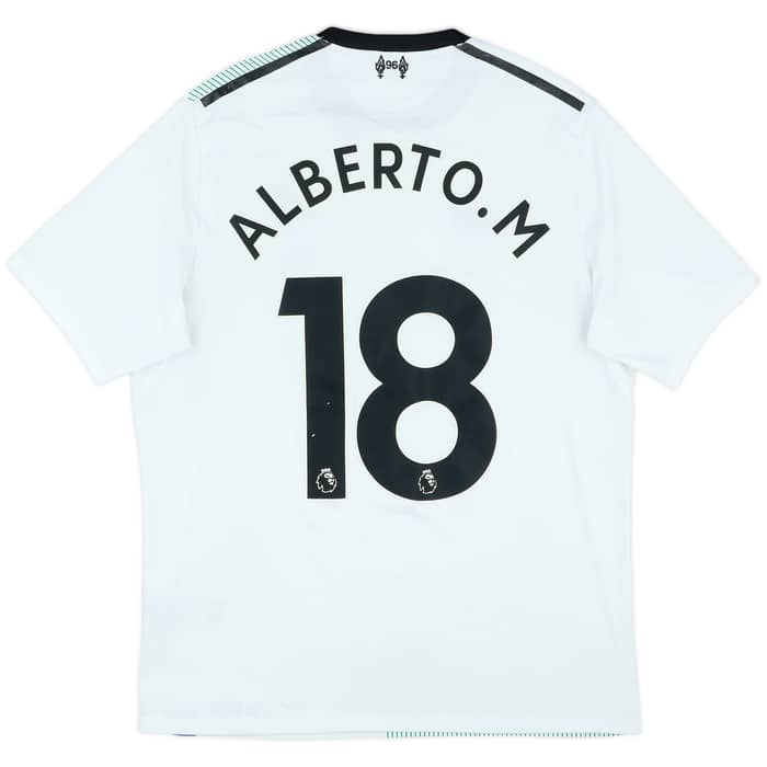 2017-18 Liverpool Away Shirt Alberto.M #18 - 6/10 - (M)