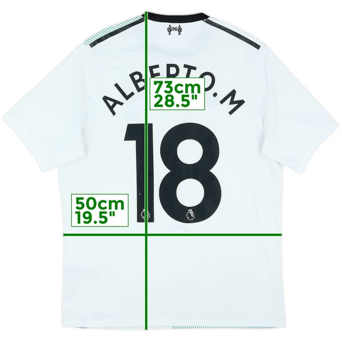 2017-18 Liverpool Away Shirt Alberto.M #18 - 6/10 - (M)