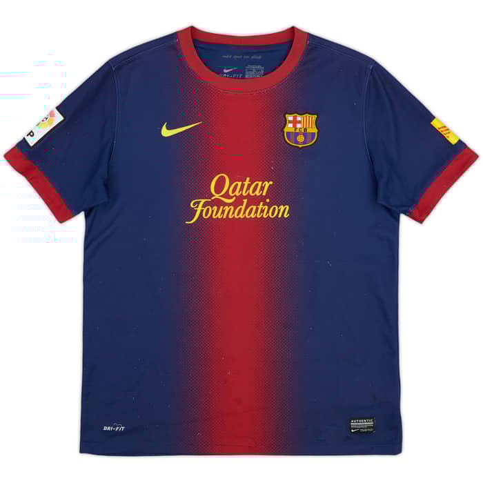 2012-13 Barcelona Home Shirt Messi #10 - 7/10 - (XL.Boys)