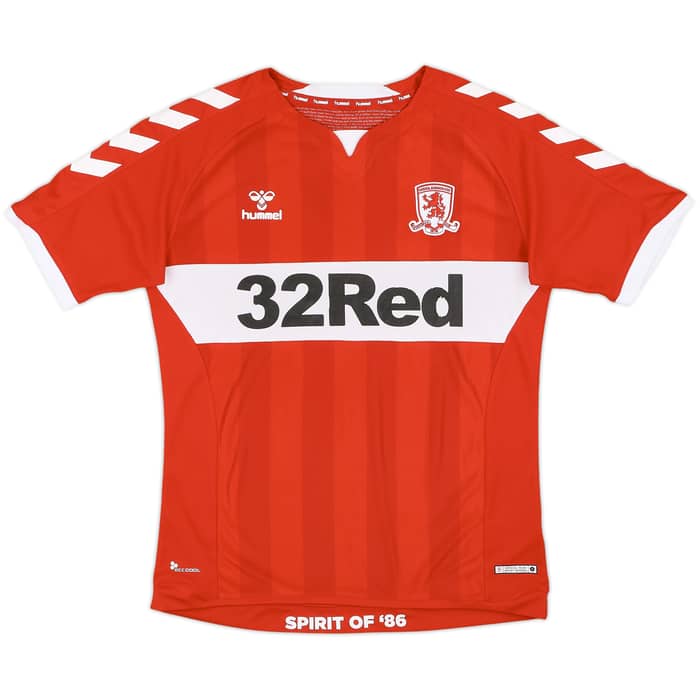 2018-19 Middlesbrough Home Shirt - 6/10 - (M)