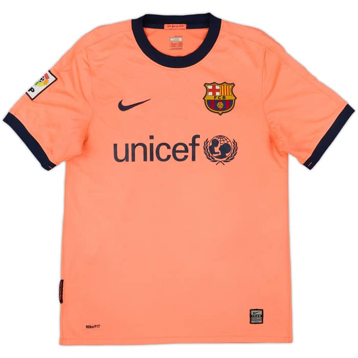 2009-10 Barcelona Away Shirt A.Iniesta #8 - 8/10 - (S)