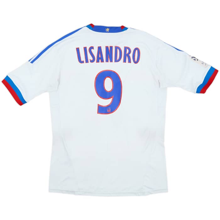 2011-12 Lyon Home Shirt Lisandro #9 - 4/10 - (M)