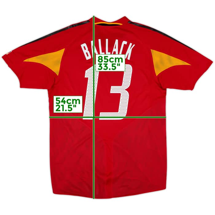 2004-06 Germany Third Shirt Ballack #13 - 8/10 - (M)