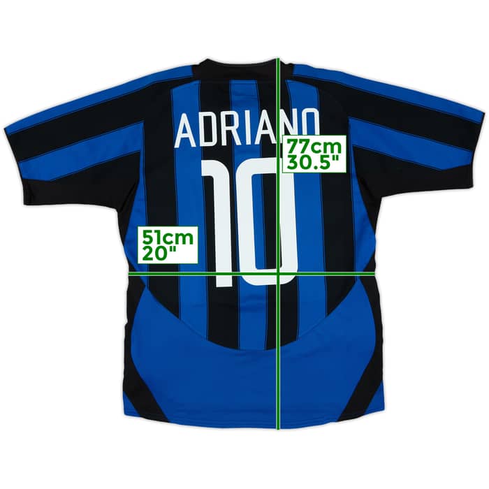 2003-04 Inter Milan Home Shirt Adriano #10 - 7/10 - (L)