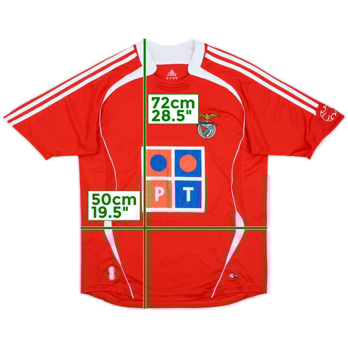 2006-07 Benfica Home Shirt - 6/10 - (XL.Boys)