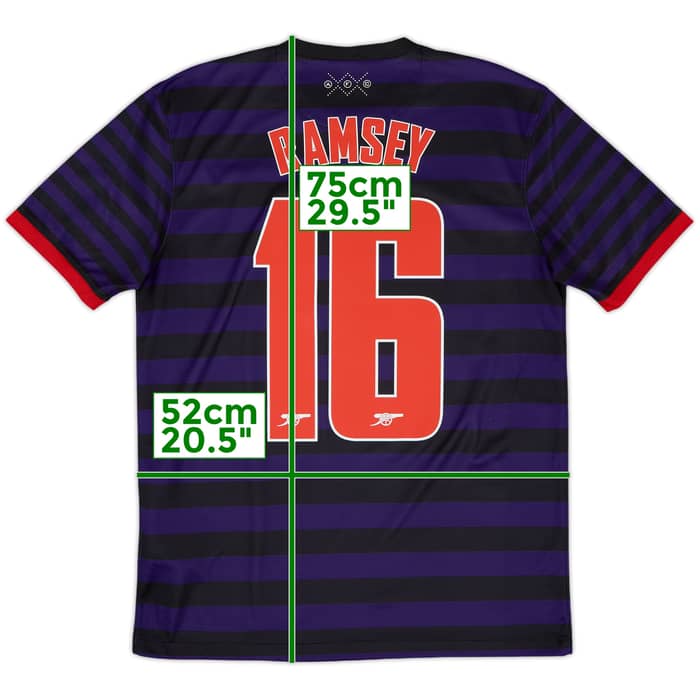 2012-13 Arsenal Away Shirt Ramsey #16 - 10/10 - (M)