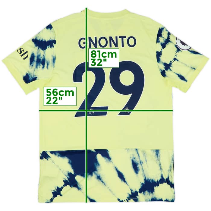 2022-23 Leeds United Away Shirt Gnonto #29 (L)