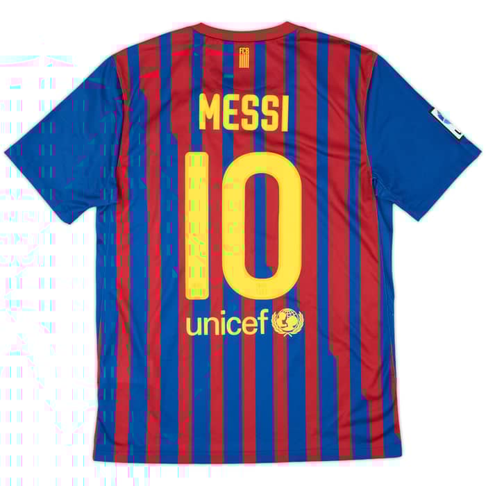 2011-12 Barcelona Home Shirt Messi #10 - 8/10 - (M)