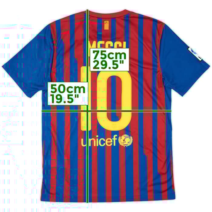 2011-12 Barcelona Home Shirt Messi #10 - 8/10 - (M)