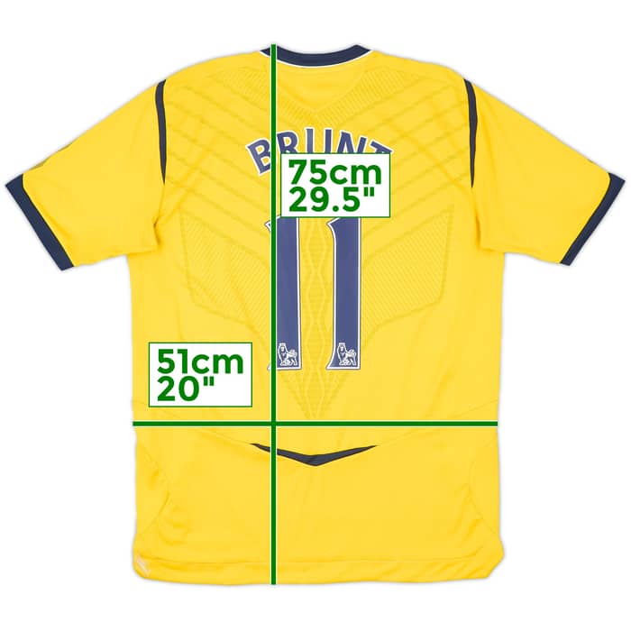 2008-09 West Brom Away Shirt Brunt #11 - 8/10 - (M)
